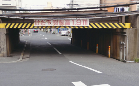 アンダーパスの様子